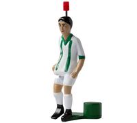 TIPP-KICK Top-Kicker Gladbach I Jugadores Originales para jóvenes y Mayores I Diviértase Jugando con Esta Figura de fútbol en Todos Nuestros futbolines I Accesorios I Camiseta Blanca/Verde