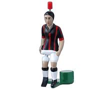 TIPP-KICK Top-Kicker Milan I Jugadores Originales para jóvenes y Mayores I Diviértase Jugando con Esta Figura de fútbol en Todos Nuestros futbolines I Accesorios I Camiseta roja/Negra