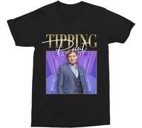 Tipping Point Ben Shephard Retro - Camiseta unisex para hombre, color negro, Negro , XXL