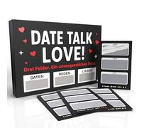 TIPSI Date Talk Love - El juego de cartas rasca para parejas a partir de 18 | 38 tarjetas sorpresa con ideas para citas, preguntas y desafíos picantes | Juegos de pareja para adultos | Regalo