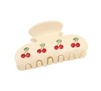 Tiptes de cabello para mujer: pinzas para el cabello, pinzas para el cabello de acetato | Timbres de pelo no resbaladizo para el cabello de las mujeres, hermosas pinzas de pelo de cereza acrílica para