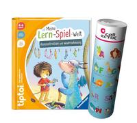 TipToi Ravensburger Book Notes and Focus On My Learning Game Adventure + ABC Letters Poster with Animals, Tip Toi, School, Numbers