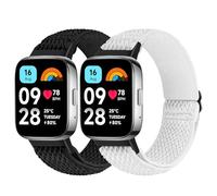 Tiptops Correas compatibles con Xiaomi Redmi Watch 3 Active Correa de repuesto de nailon elástica compatible con Xiaomi Redmi Watch 3 / Watch 3 Lite/Active