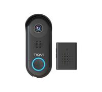 Tiqvi Timbre de Video Inteligente WiFi Full HD 1080P Detección Movimiento | Ayuda a vigilar casa u oficina con control inteligente y avisos prácticos