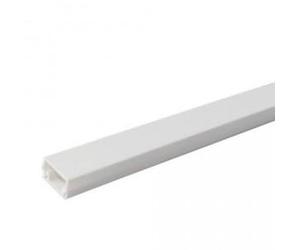 TIRA 2 MTOS CANALETA BLANCA ADHESIVA 16 X 16 MM