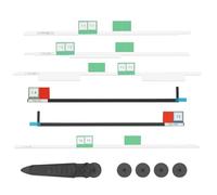 Tira Adhesiva para Pantalla de Visualización LCD, Cinta Adhesiva Tira, Cinta de Reemplazo Compatible con Apple iMac 27 pulgadas A1419 Retiona 2012-2015 con Herramientas para Abrir (Modelo Actualizado)