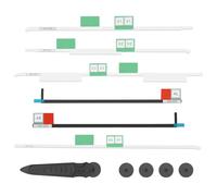 Tira Adhesiva para Pantalla de Visualización LCD, Cinta Adhesiva Tira, Cinta de Reemplazo Compatible con Apple iMac 21,5 pulgadas A1418 Retiona 2012-2015 con Herramientas para Abrir(Modelo Actualizado