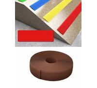 Tira antideslizante impermeable de PVC, autoadhesiva, for escalones de interior y exterior, borde de rampa, agarre for madera y hormigón.(Brown,164ftx3cm)
