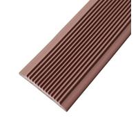 Tira Antideslizante para escaleras de 400 cm, autoadhesiva, para protección y seara protección y Seguridad de escaleras, Color café, embellecedor de Borde de Escalera, Protector de peldaños.