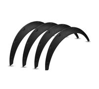 Tira Arco Rueda Guardabarros Universales Para Coche De 2 Pulgadas 4 Unidades Protectores Contra Salpicaduras Guardabarros Pasos Rueda Extra Anchos Piezas Exteriores Ceja Neumático(Black)