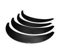 Tira Arco Rueda Guardabarros Universales Para Coche De 2 Pulgadas 4 Unidades Protectores Contra Salpicaduras Guardabarros Pasos Rueda Extra Anchos Piezas Exteriores Ceja Neumático(Carbon black)
