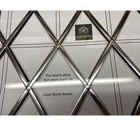 Tira autoadhesiva de 12 mm de largo y 4,5 m de largo, diseño decorativo impresionante, tira adhesiva para ventanas, plantilla de plomo para ventana