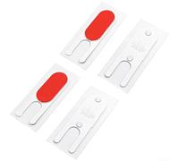 Tira autoadhesiva de sellado para ventanas y puertas, bloque cortavientos de PVC para rieles deslizantes, eficaz contra el viento, el polvo y el ruido, aplicación simple de despegar y pegar (blanco)