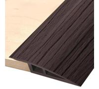 Tira autoadhesiva de transición de suelo laminado a borde de azulejos, superposición de bordes, divisor de rampa para azulejos y tablones, 7 m de longitud