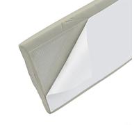Tira autoprotectora con aspecto de mármol para esquinas de pared, bordes de mesa, encimeras de cocina y acabado de tuberías de gas (textura gris)