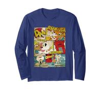 Tira cómica vintage de Danger Mouse & Penfold Manga Larga