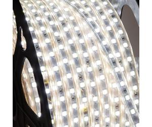Tira de 60 LEDs/M 500W 42.000Lm 4200ºK SMD5050 220VAC IP65 x50M 40.000H [GR220/60/50M/W]-Blanco Natural | Greenice