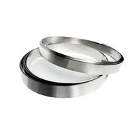 Tira de Acero Inoxidable 301 de Alta Elasticidad de 5 Metros de Espesor, 0,1/0,15/0,2/0,25/0,3-1 mm de Grosor, Tira de lámina Fina de 5/10/15/20/25/30 mm de Ancho(0.3x10x5000mm)