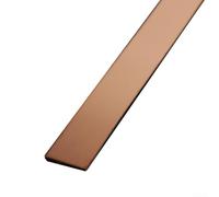 Tira de acero inoxidable de 5 m, pegatinas de pared de espejo diseñadas para transformar la estética de tu sala de estar (oro rosa)