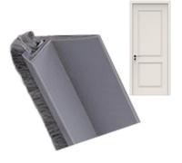 Tira de aislamiento de sonido para puerta, tira de sellado de ventanas, tope de diseño impermeable, flexible para el tiempo, para sala de estar, dormitorio