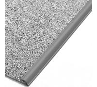 Tira de ajuste de borde de alfombra gris, rojo y marrón, tiras de cubierta de piso de PVC suave/rampa de umbral, fácil de instalar y cortar, for puerta de entrada/baño(Color 2,Length 105cm/41 in)