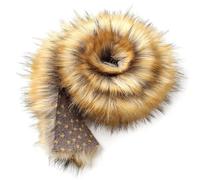 Tira de ajuste de tela de piel sintética marrón, color mapache natural de 7 cm x 1 m, para manualidades, diseño de ropa hueca, decoración de encaje y cuello