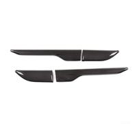 Tira de ajuste de ventilación de puerta lateral de fibra de carbono para | Para Range For Rover para Evoque 2012-2018, accesorios decorativos de moldeo de cubierta de parrilla de salida de aire ABS