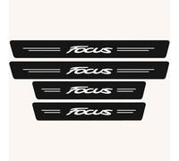 Tira De Alféizar De Puerta De Coche De Fibra De Carbono 4 Piezas para Focus 1 2 3 4 MK1 MK2 MK3 MK4 Pegatinas De Protección De Umbral Antiarañazos Accesorios De Protectores De Entrada