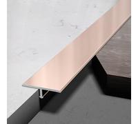 Tira de aluminio en T, impermeable, para todos los Flo Pes, T-Sd End C, perfecta para soluts sin costuras