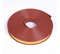 Tira de bandas para bordes de muebles con alta densidad y rendimiento anticolisión para bordes de mesa y laterales de gabinete (marrón, 18 mm)