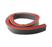 Tira de barrera de agua de ducha de silicona, sello de umbral flexible y flexible para baño y cocina, protector de retención impermeable resistente al viento con, 50 cm a (5 cm-gris 100 cm)