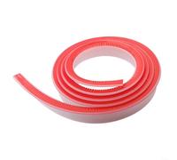 Tira de barrera de agua de silicona flexible para umbral de habitación húmeda, tope de agua de ducha sin curvas y contención de agua del baño, sello de puerta de ducha, 30 mm de altura (transparente