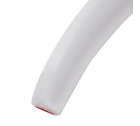 Tira de barrera de agua de silicona para duchas, sello de retención flexible para separar zonas secas y húmedas en baños, evita la propagación del agua (transparente, 100 cm)