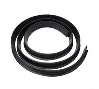 Tira de barrera de agua para ducha de baño con sello de silicona, diseño flexible y largo para retener agua y fugas en separación húmeda y seca (negro, 200 cm)