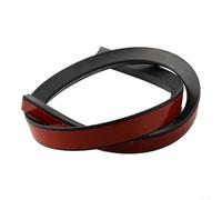 Tira de barrera de agua para uso en baño, sello de silicona flexible para una retención eficiente del agua en duchas (negro, 100 cm)