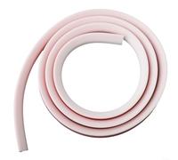 Tira de barrera de silicona de retención de agua para umbral de baño, tira de sellado flexible para una separación eficaz de áreas secas y húmedas, evita fugas de agua (blanco, 200 cm)