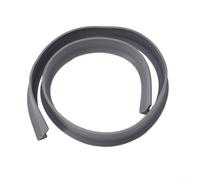 Tira de bloqueo de agua, barrera de ducha de silicona de goma de 100300 cm para baños y cocinas, diseño impermeable flexible (gris, 1 m)