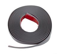 Tira de borde de alfombra que proporciona una transición sin costuras para alfombras de hasta 10 mm de grosor, diseñada para mejorar la seguridad y la apariencia del suelo (gris claro 6 m)