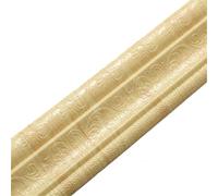 Tira de borde de pared de espuma autoadhesiva de PVC, 1 paquete | Moldura de moldura flexible for transición de piso a pared, cubierta de zócalo adhesiva fácil de despegar(Pine)