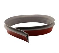 Tira de borde de transición de suelo de PVC de 1 m, 7 cm de ancho de alfombra a borde de umbral de suelo duro, cubierta autoadhesiva flexible para amortiguar diferencias de altura y reducción de