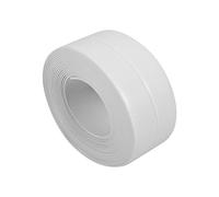 Tira de calafateo de cinta, tira de sellado impermeable autoadhesiva de PVC de 3,2 M para fregadero de cocina, inodoro, baño, ducha, bañera, suelo, protección de borde de pared(38mm*3.2M-Blanco)
