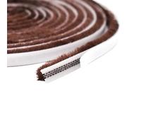 Tira de cepillo autoadhesiva de 5/10 metros, resistente al viento, for puertas y ventanas de casa, aislante acústico y antipolvo, burlete de un solo volumen.(Grey-9x23,10m)