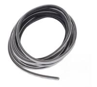 Tira de cepillo para sellado de puerta, 10 m × 7 mm × 6 mm, autoadhesiva, resistente al viento y aislamiento acústico, tapón de corrientes de aire, ahorro de energía, para puertas de hotel en casa