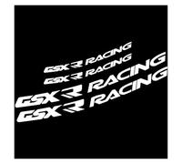 Tira de Cubo Pegatina para Rueda Motocicleta Cinta Rayas Calcomanía Impermeable para Suzuki GSXR 600 750 1000 150 GSX-R K1 K3 K4 K5 K6 K7(Style 8)