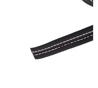 Tira de cuero sintético para coche, línea flexible de decoración de salpicadero, rollo de calcomanías de moldeo de puerta de bricolaje, cinta de decoración interior estilo cuero tejido, moldura de