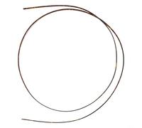 Tira de encuadernación de guitarra de 1600 mm x 6 mm para guitarras acústicas y clásicas, herramienta de incrustación de molduras de madera Luthier, decoración de reparación de guitarra, rojo marrón