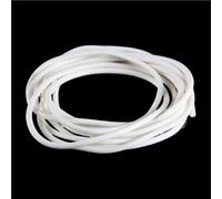 Tira de esponja de silicona redonda de 1 m, diámetro de 1-25 mm, tiras de sellado de varilla de respaldo de espuma blanca, cordón de espuma VMQ, 1 unidad(5mm)