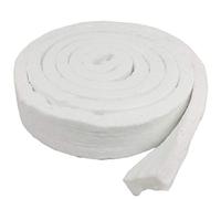 Tira de fibra cerámica de alta temperatura - Junta aislante con clasificación de 2200 °F for calderas, estufas de leña y hornos(3inx1in)