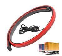 Tira de freno LED para automóvil: luz de señal trasera, indicador de vidrio trasero, barra de parada elevada | Equipo de notificación de seguridad del vehículo para concienciar en la carretera,