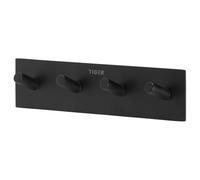 Tira de Ganchos toalleros Tiger Square Negro Mate
